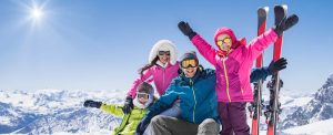 Family ski holiday