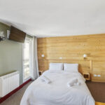 Bedroom at Hotel Turan in Les Deux Alpes, France