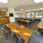 The dining area at the Clubhotel Frejus in Serre Chevalier